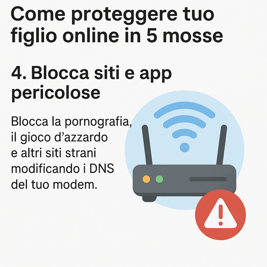 Blocca siti pericolosi